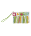 Crochet Striped Wristlet Pouches