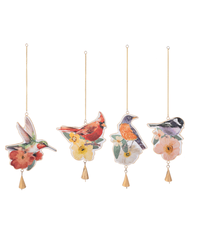 Watercolor Bird Windchimes