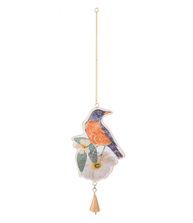 Watercolor Bird Windchimes