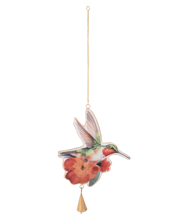 Watercolor Bird Windchimes