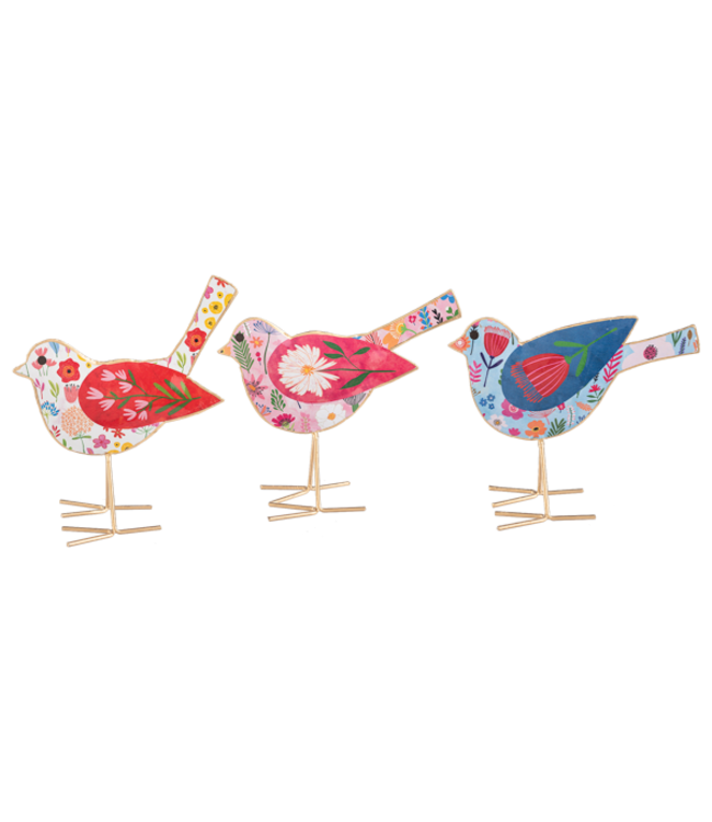 Botanical Bird Figurine