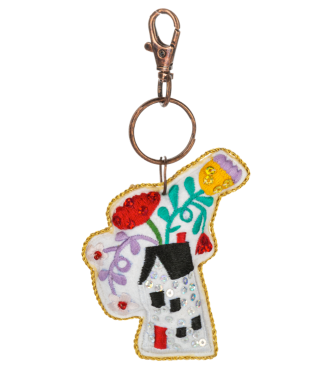 Whimsy Embroidered & Beaded Purse Charms