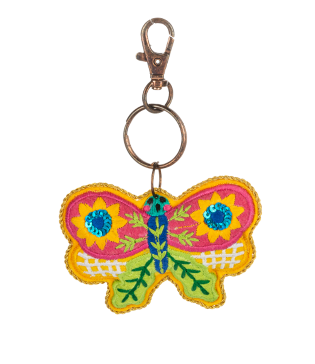 Whimsy Embroidered & Beaded Purse Charms