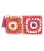 Crochet Rectangle Flower Pouch