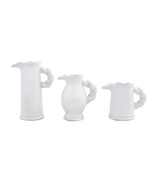 Twisted Handle Pitcher Vase