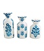 Block Print Bud Vase