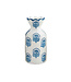 Block Print Bud Vase