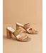 The Barbara Woven Double Band Heel