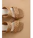 The Barbara Woven Double Band Heel