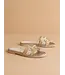 The Ena H Cutout Raffia Slide
