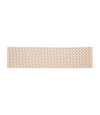 Taupe Block Print Runner