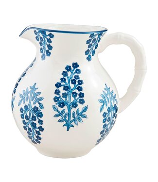Block Print Pitcher