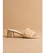 The Winona Woven Raffia Block Heel