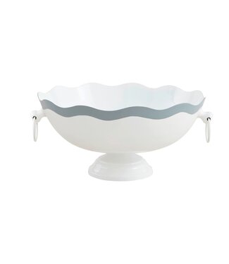 Wavy Pedestal Bowl