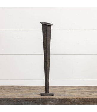 16.5" Black Tapered Vase