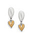BRIGHTON Cascade Heart Unity Post Drop Earrings
