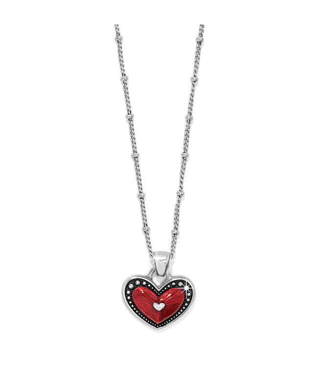 BRIGHTON love me do Heart Petite Necklace