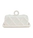 White Bamboo Butter Dish
