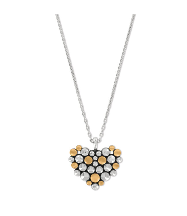 BRIGHTON Pebble Edge Heart Necklace
