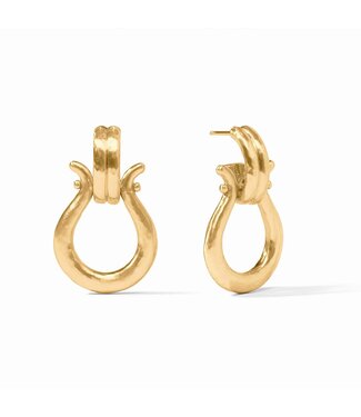 JULIE VOS Saratoga Doorknocker Earring