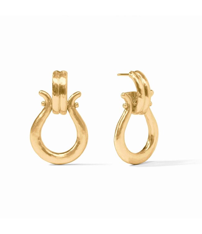 JULIE VOS Saratoga Doorknocker Earring