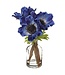8.5" Anemone in Glass Vase