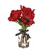 8.5" Anemone in Glass Vase