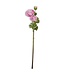 25 Inch Real Touch Triple Bloom Ranunculus Stem