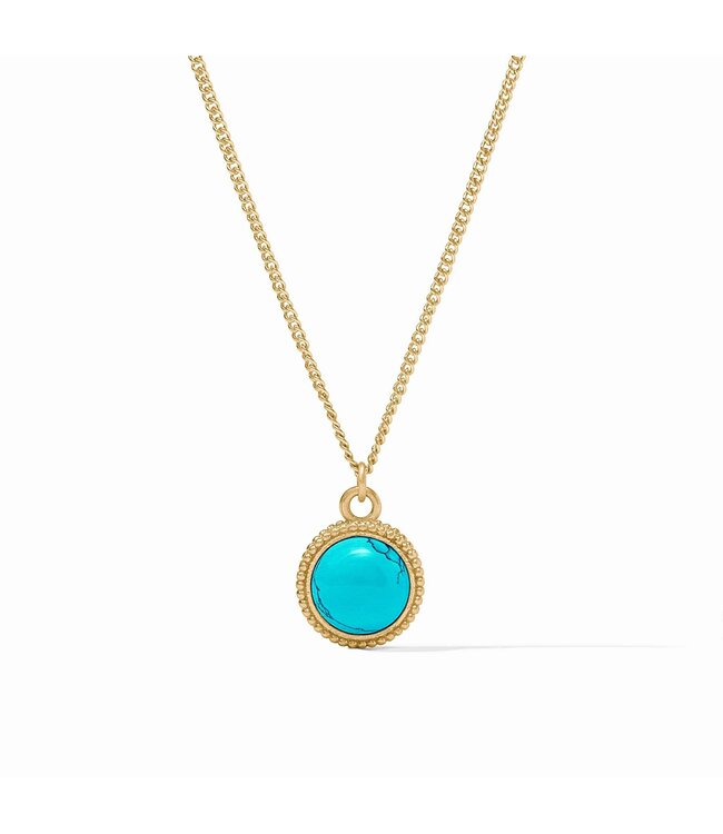 JULIE VOS Fleur-De-Lis Solitaire Necklace