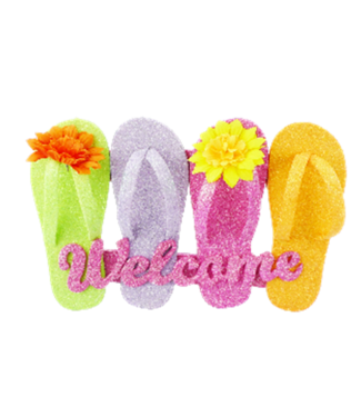 Flip Flop Welcome Sign