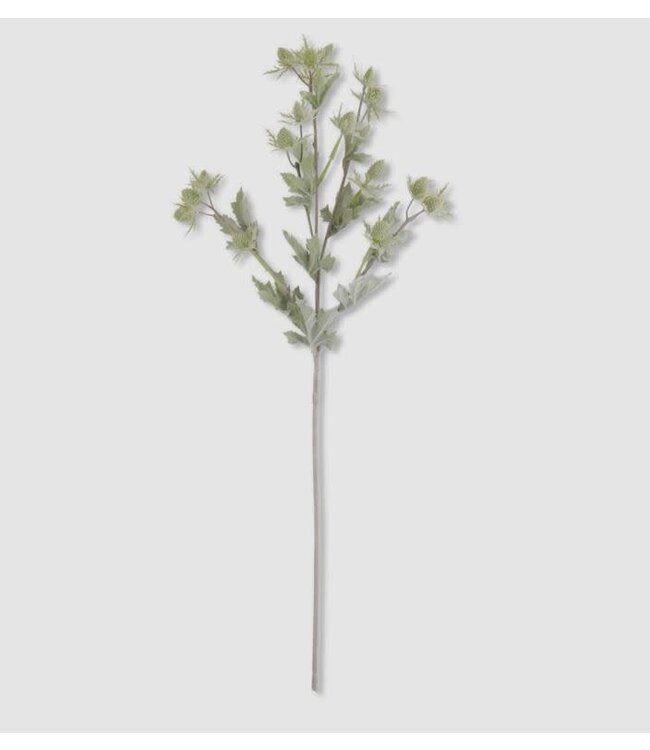 28 Inch Green Thistle Spray
