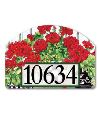 Geranium Flowers Yard Design
