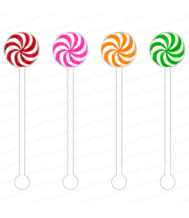 Acrylic Stir Sticks Combo