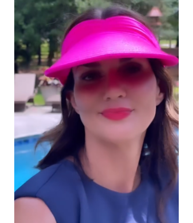 Women's Ruched Stretchy Headband Sun Visor Hat