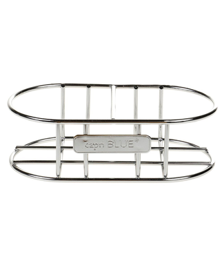 CAPRI BLUE Capri Blue Branded Caddy, Chrome Metal With Barcode