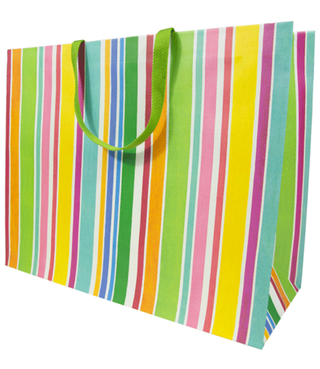 Cabana Stripe Bright Jumbo Gift Bag