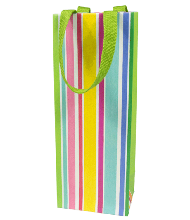 Cabana Stripe Bright - Bottle Bag