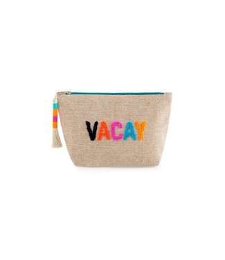 Vacay Zip Pouch - Natural