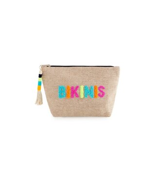Bikinis Zip Pouch - Natural