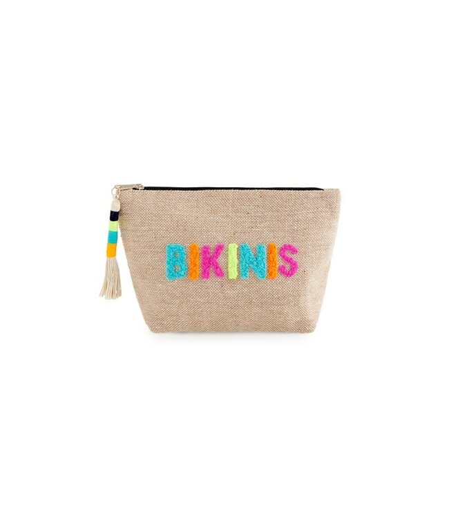 Bikinis Zip Pouch - Natural