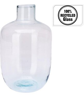 7.6" Vase Recycled Glass