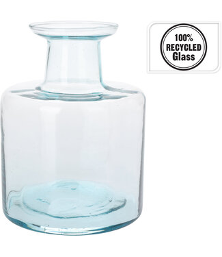 8.26" Vase Recycled Glass