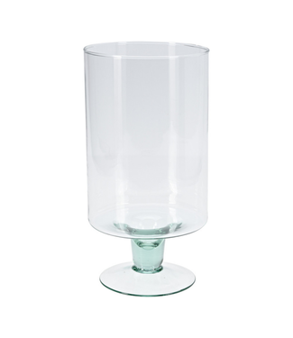 Vase On Foot Recycled Glass