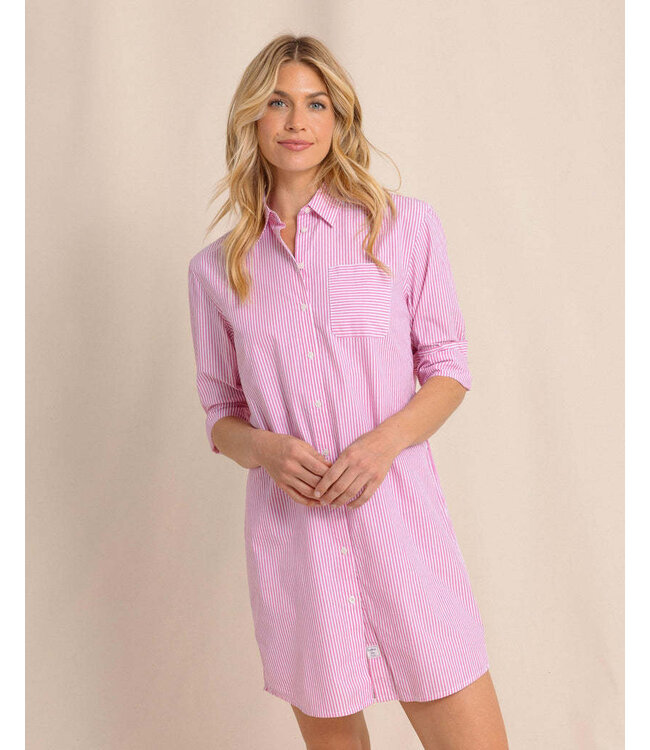 Hannah Cam Stripe Poplin Dress
