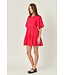 Zoey Scallop Detail Mini Dress