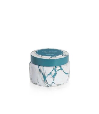 CAPRI BLUE Volcano Modern Marble Printed Travel Tin, 8.5 Oz