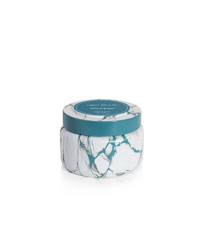 CAPRI BLUE Volcano Modern Marble Printed Travel Tin, 8.5 Oz