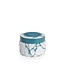 CAPRI BLUE Volcano Modern Marble Printed Travel Tin, 8.5 Oz
