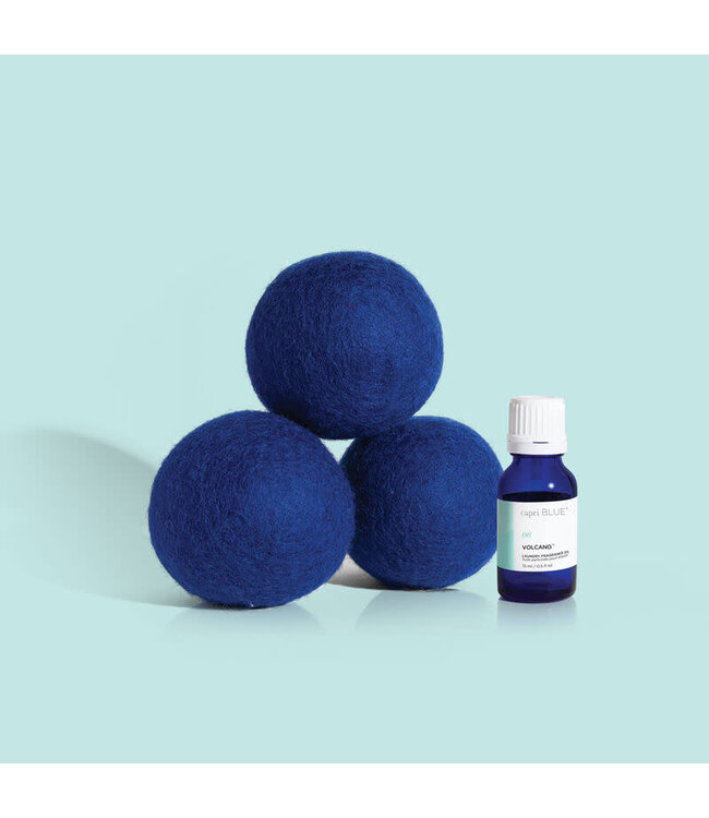 CAPRI BLUE Volcano Dryer Ball Kit