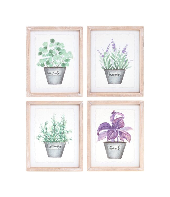 6.5" x 8" Herb Frame Paper/MDF